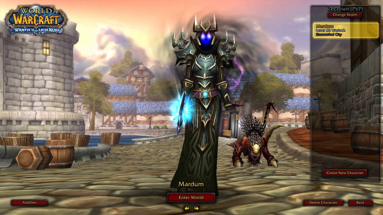 WoW 3.3.5 Affliction Warlock PvP 