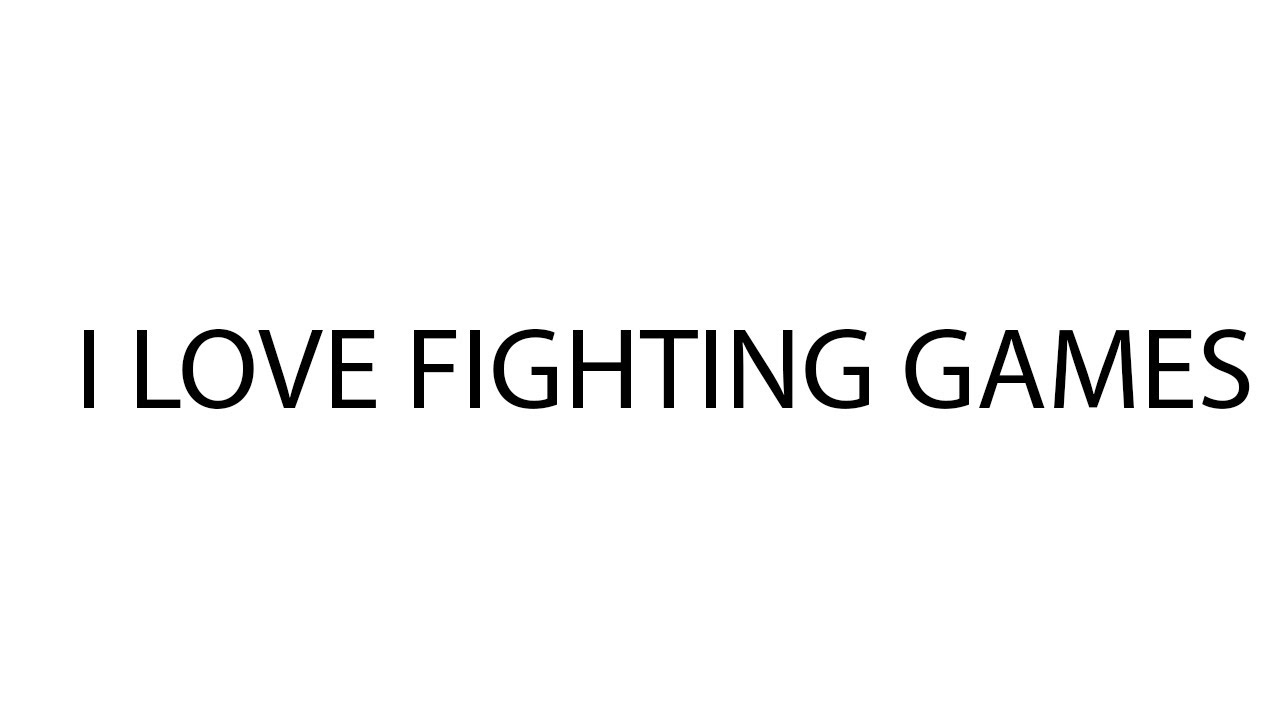 For the love of fighting games [Celebrating 100 videos!]