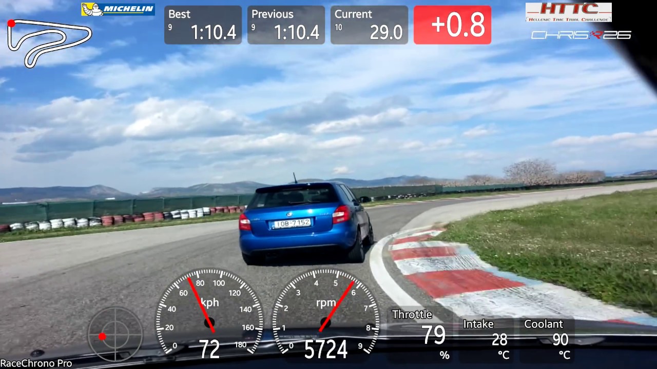Renault Clio 197 RSR @Megara-HTTC My Best Lap 1.10.1