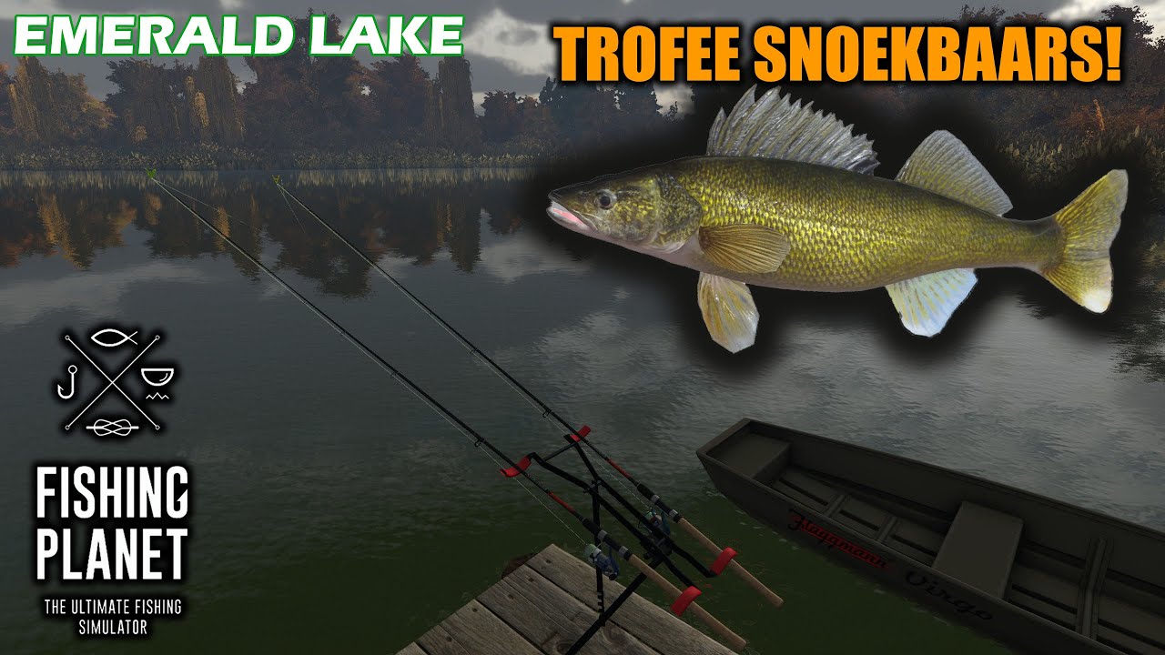 'TROFEE SNOEKBAARS IN EMERALD LAKE!' Fishing Planet