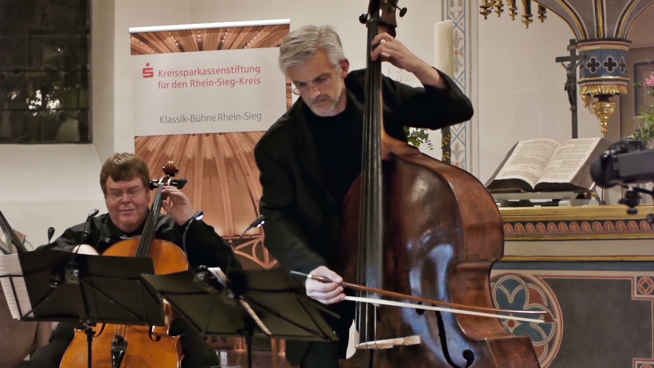 ROSSINI Duetto per violoncello e contrabbasso - Guido Schiefen (vcl) & Božo Paradžik (db) LIVE 2018