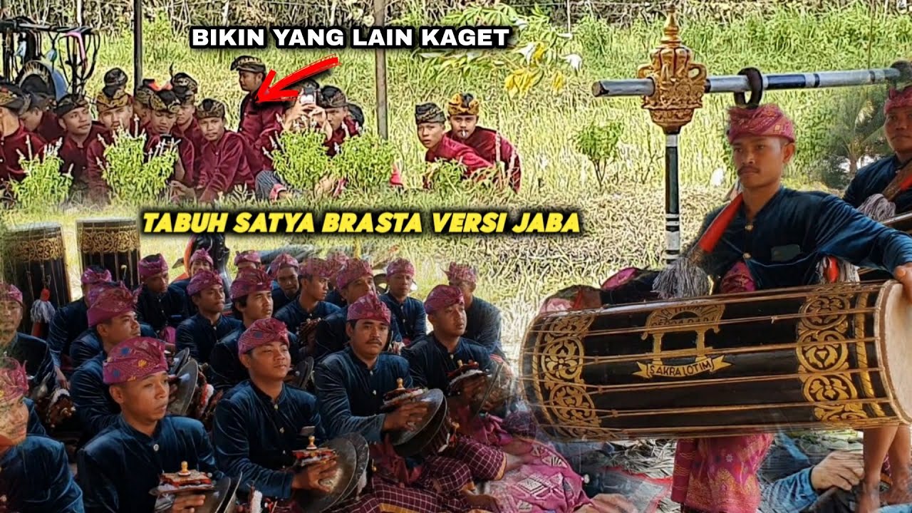 TABUH SATYA BRASTA VERSI JABA _ BIKIN GENDANG BELEQ YANG LAIN KAGET || JAYA BAKTI PEROADADI SAKRA