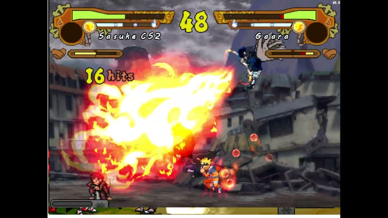 Naruto Shippuden Ultimate Ninja 5 (Mugen) ALL CHARACTERS Longplay 4/21
