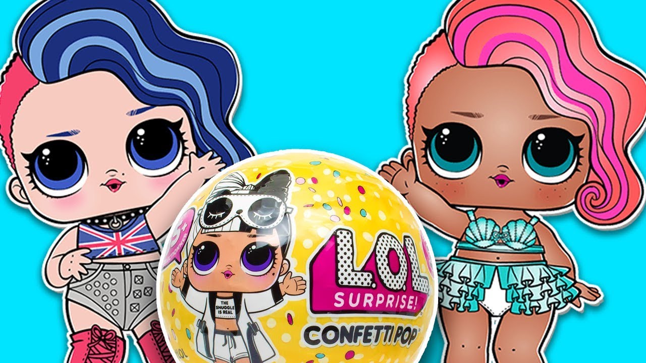 lol surprise confetti pop. Распаковка лол Сюрпрайз конфетти поп мультик Лол магия единорогов