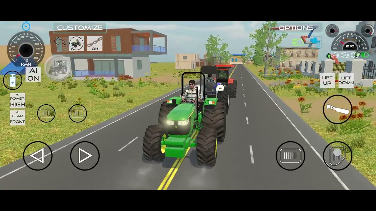 #johndeere 5075 vs New Holland  vs HMT #tochan#3dindianbikesdriving3dgameindianbikedriving  