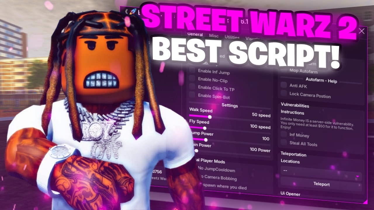🔥 Street Warz 2 Script – AUTO FARM + OP FEATURES (2026) 💰