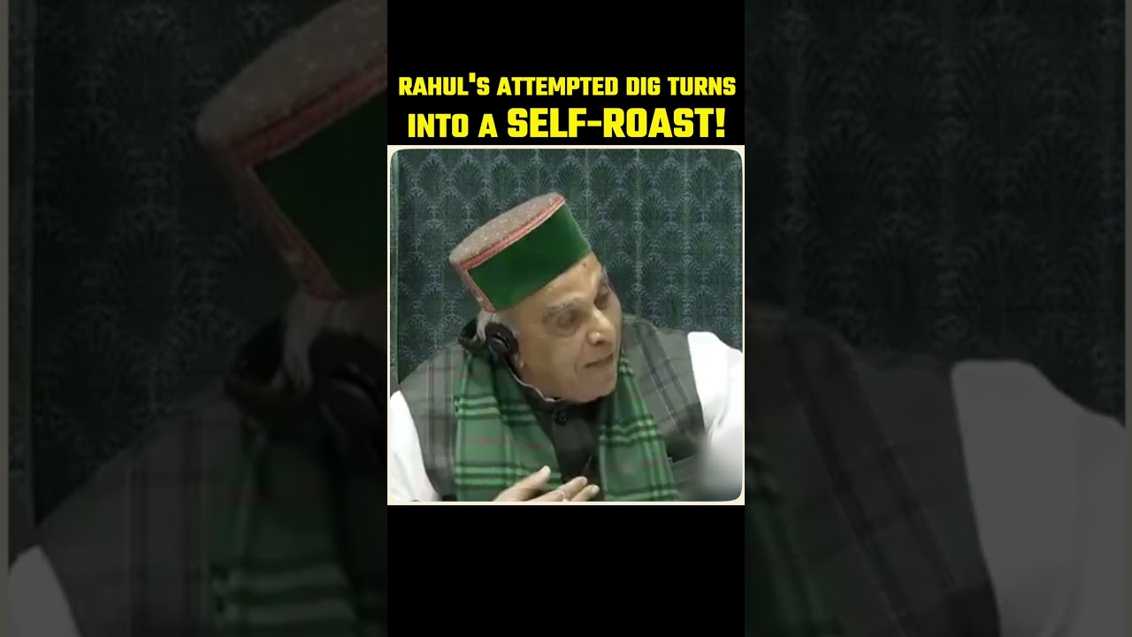 Rahul&rsquo;s Dig Backfires in Parliament | Self-Roast That Shocked the Nation