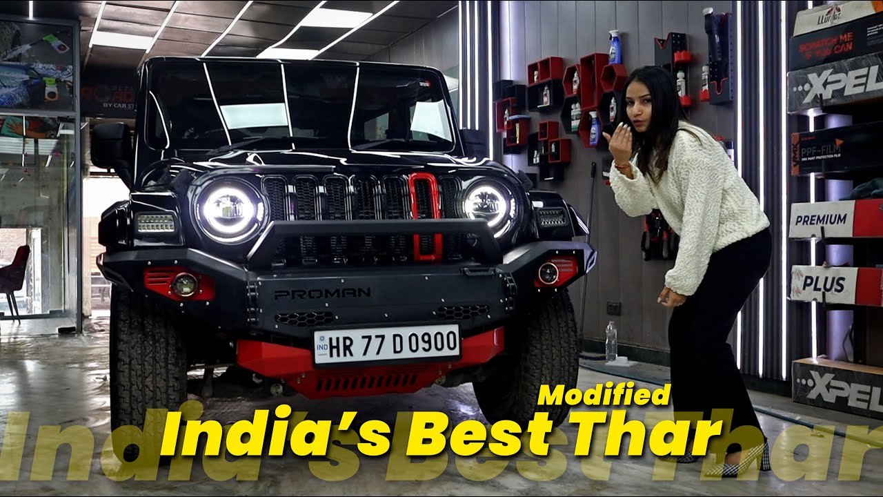 अब तक की सबसे Best Thar Modification || Limited Edition Modified Thar