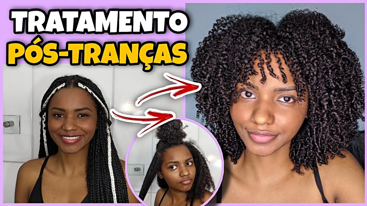 RECUPERANDO O CABELO DEPOIS DAS TRANÇAS BOX BRAIDS!!