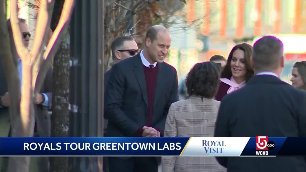 William, Kate visit Somerville climate-tech startup incubator
