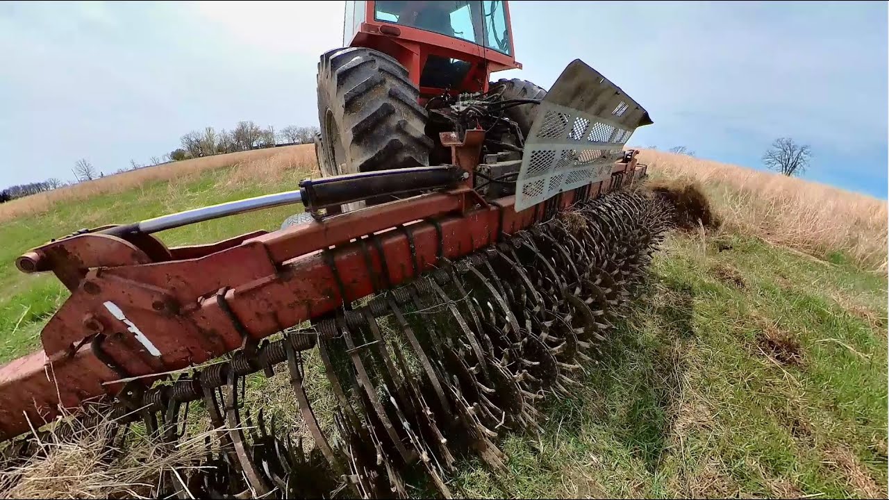 Using a Rotary Hoe on your hay field?