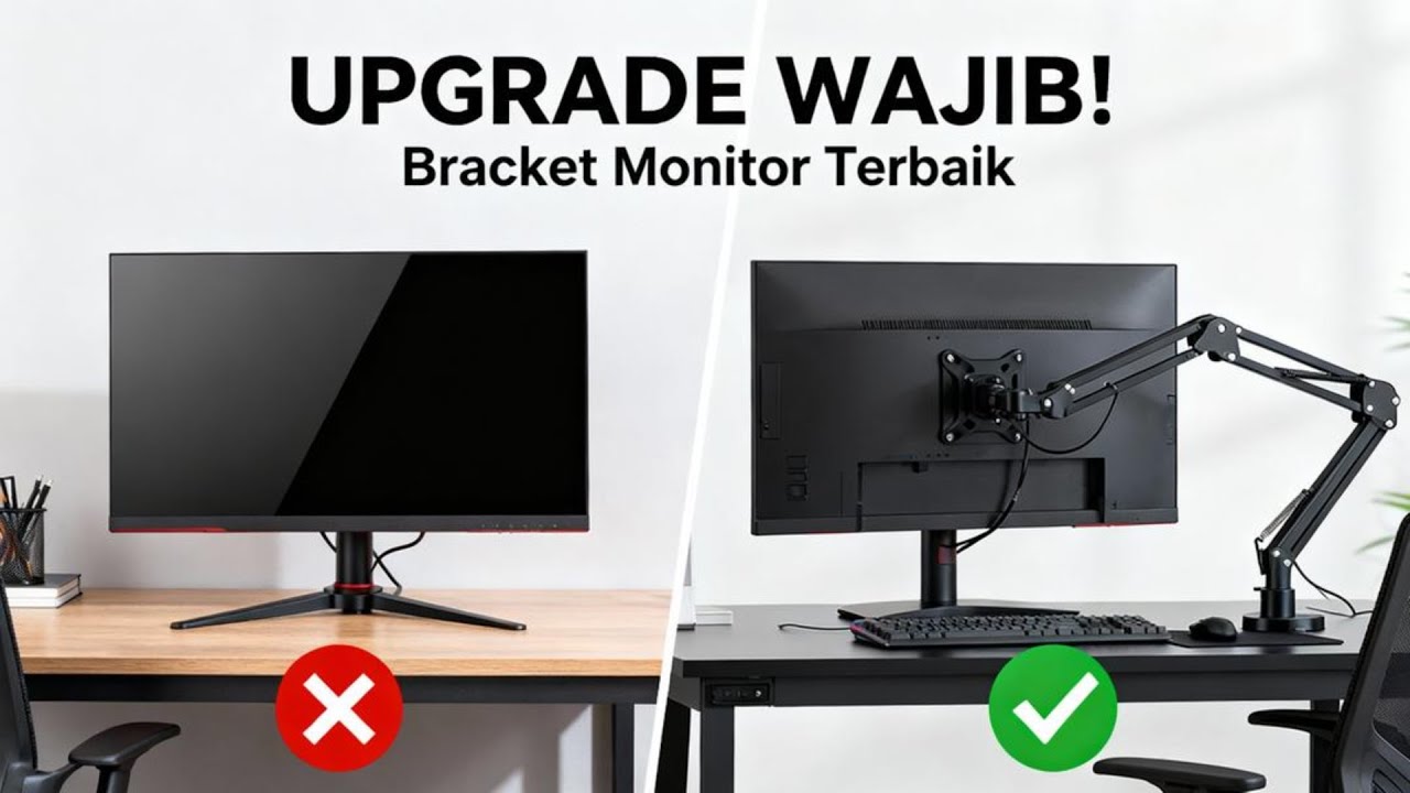 5 Bracket Monitor Murah Terbaik 2026 untuk Setup Ergonomis & Rapi