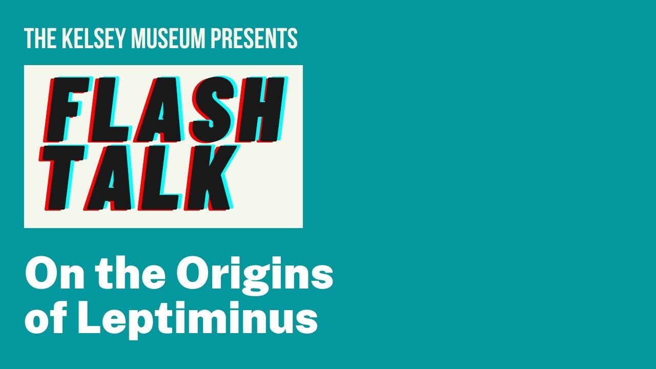 Flash Talk | On the Origins of Leptiminus: Constructing Identity in the First Millennium BCE