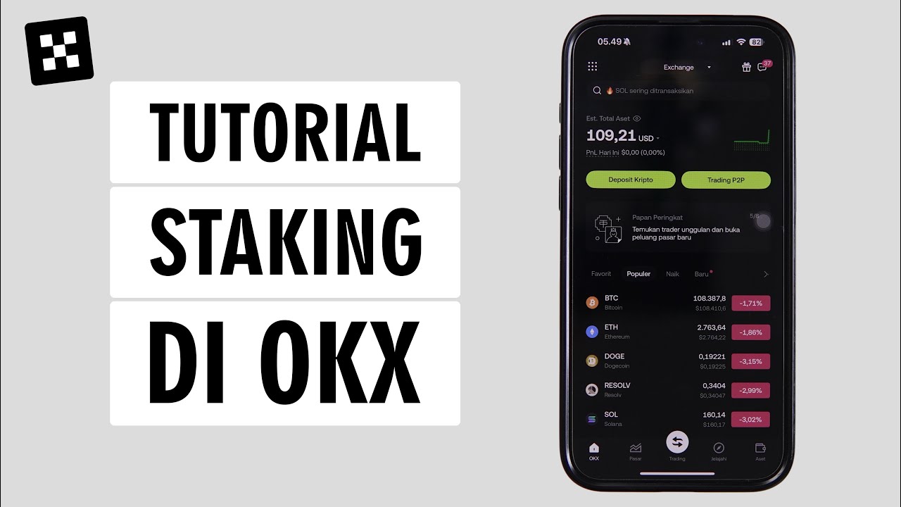 How to Stake Crypto Coins on OKX App