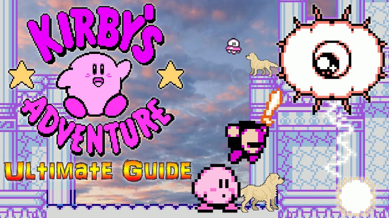 #Kirby Kirby's Adventure NES - ULTIMATE GUIDE - ALL Levels, ALL Bosses, ALL Modes, ALL Secrets, 100%