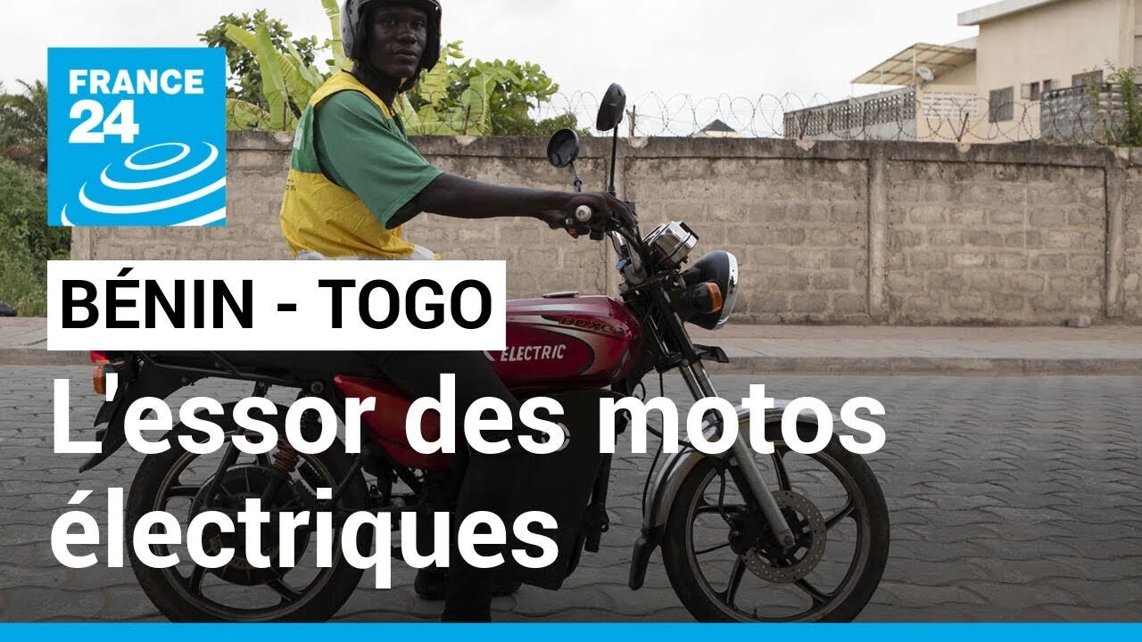 Au Bénin et au Togo, les motos électriques sont de plus en plus prisées • FRANCE 24