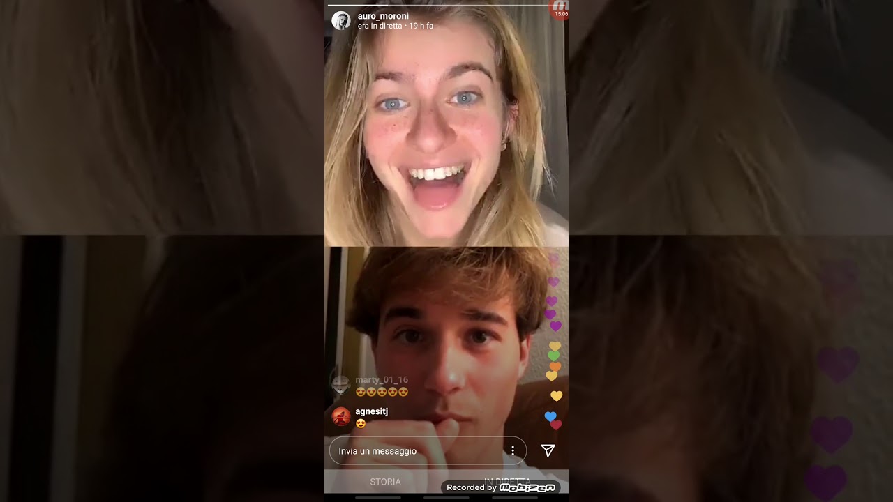 Aurora Moroni e Ivan Lapadula LIVE  pt.2 🥰📱