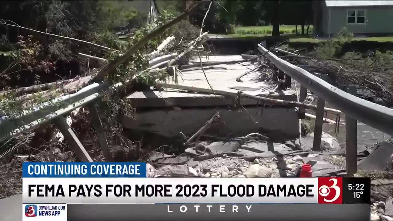 FEMA provides $25M for Vermont 2023 flood damage