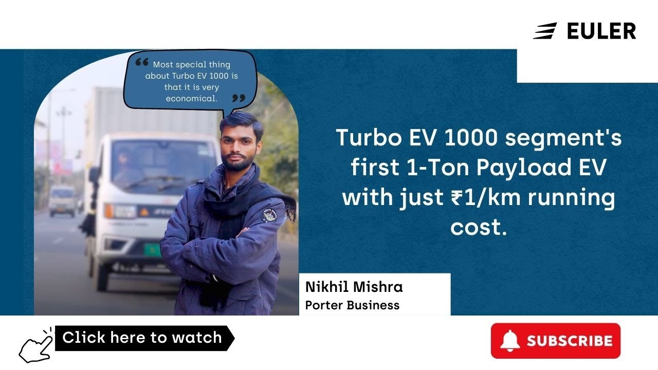 Porter Partner Nikhil Mishra Ki Story: Turbo EV 1000 Se Mile Zyada Range Aur Zyada Saving