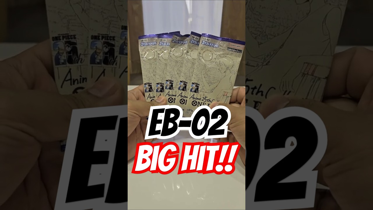 EB-02 MY BIGGEST HIT yet!!                          #optcg #onepiece #cardopenings #cards #eb02