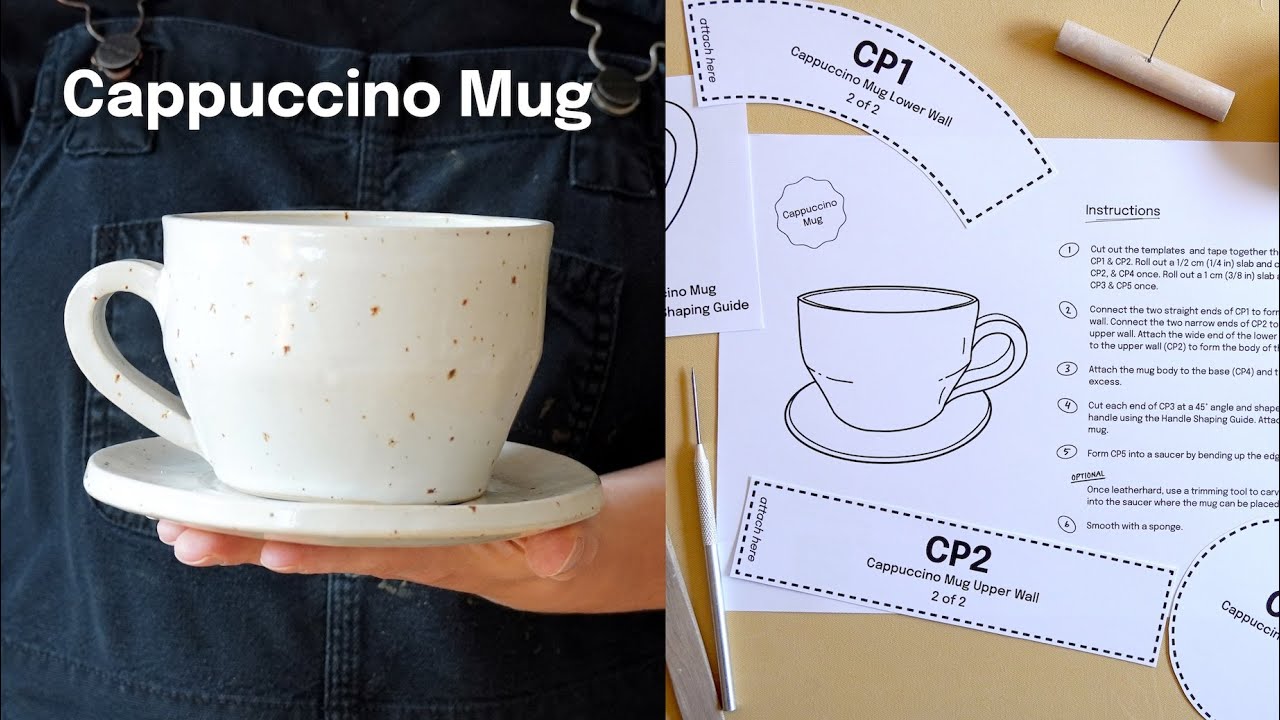 Make a cappuccino mug (with templates!)