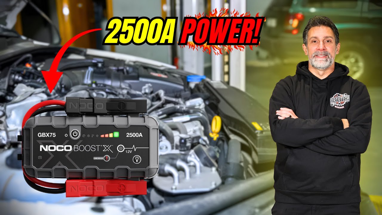 NOCO Boost X GBX75 Review | 2500A Ultra Safe Jump Starter Test & Performance Guide | OrtoTech Garage