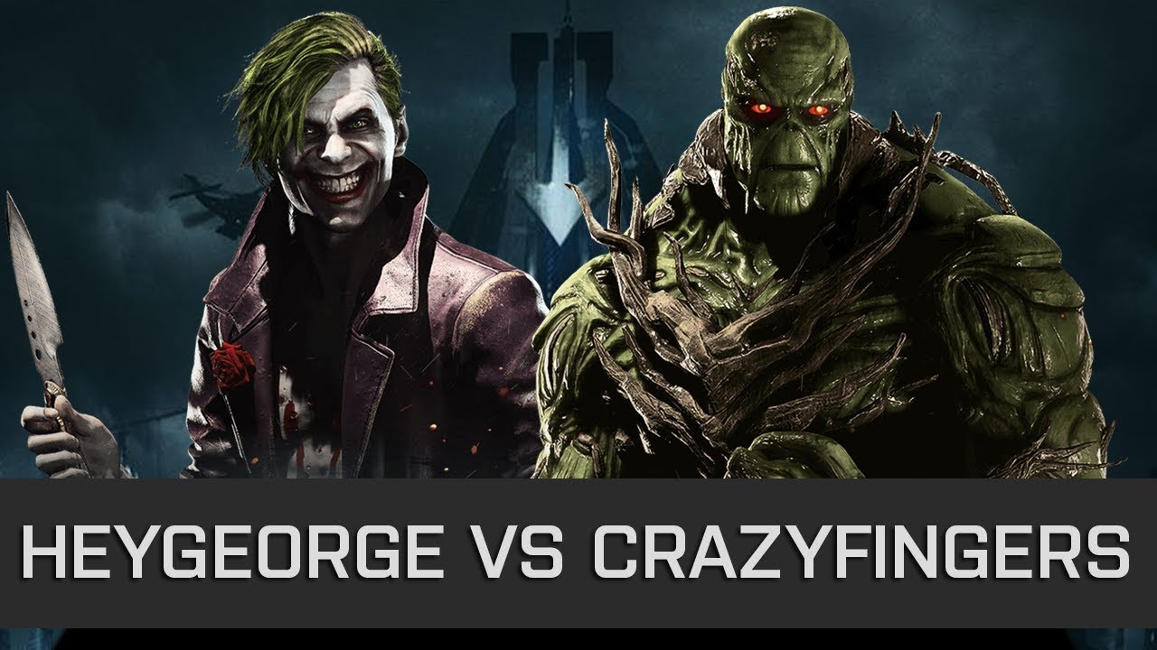 Injustice 2 - High Level FT10 - Hey George (Joker) vs Crazy Fingers (Swamp Thing)