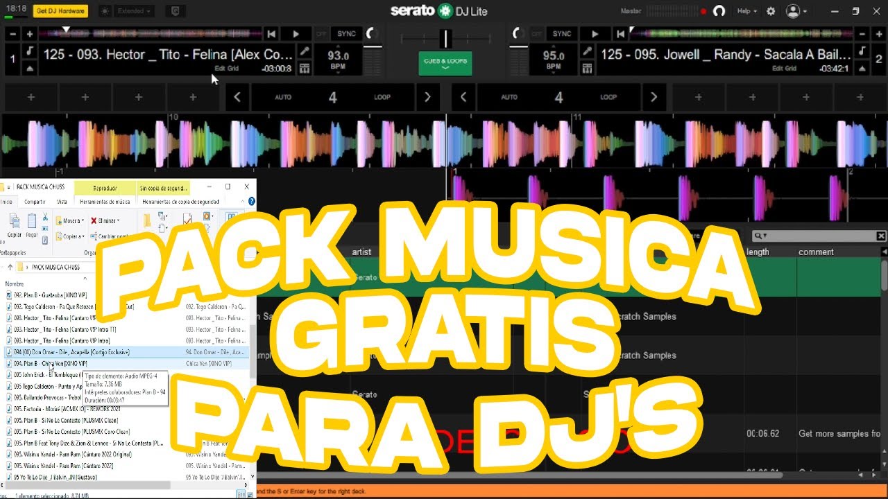 PACK DE MUSICA EXTENDED GRATIS PARA DJS VOL1. (REGGAET&Oacute;N OLD SCHOOL)