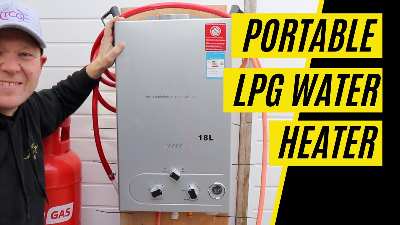 Обзор портативного водонагревателя LPG 36 кВт 18 л/мин