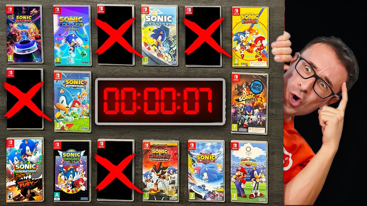 Tengo 24 horas para conseguir TODOS los juegos de SONIC en Nintendo Switch o lo pierdo TODO...