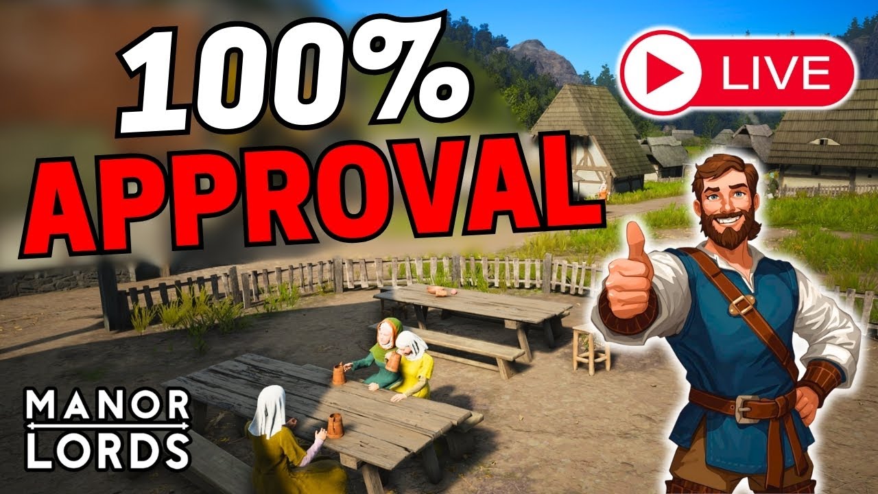 Is 100% Approval Still Possible? | Manor Lords LIVE Gameplay
