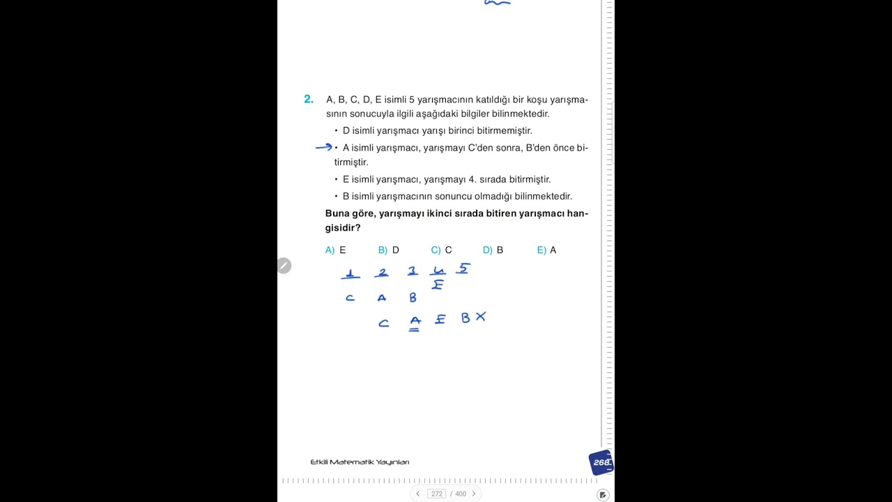 Set 426 Etkili Matematik TYT Soru Bankası Video Çözümü