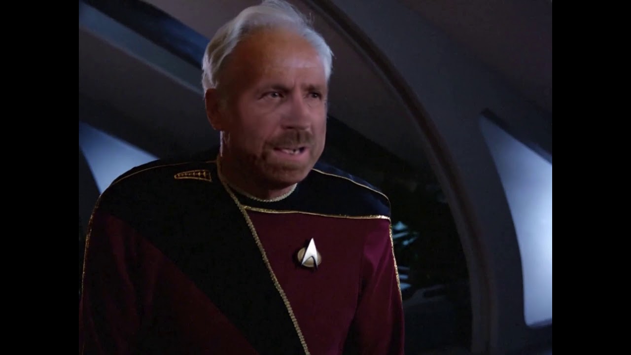 Admiral Chuck Quinn beats the crap out of Riker, Geordi, and Worf ::: Star Trek TNG DeepFake