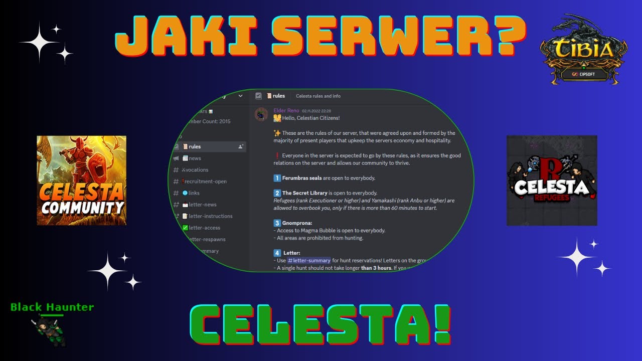 Jaki serwer wybrać i dlaczego akurat Celestę? (Tibia)