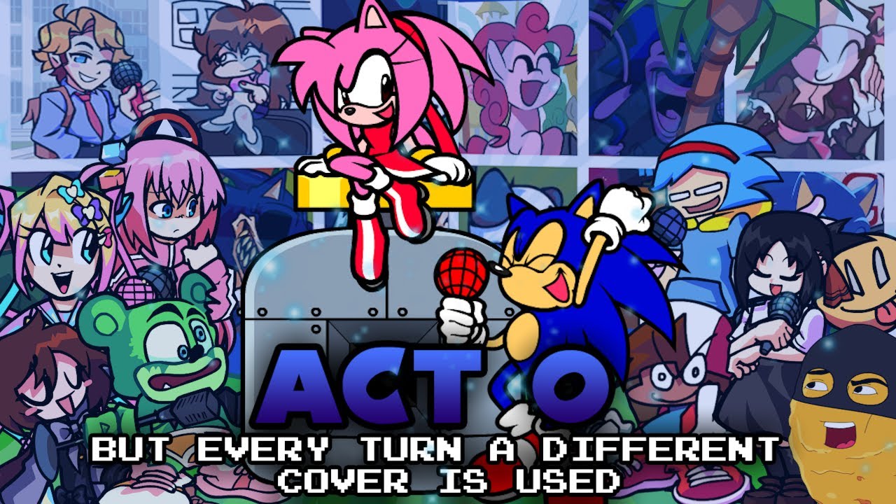 FNF Act 0 But Every Turn A Different Cover Is Used 🗣️📢🔥(FNF Sonic and the Seven Symphonies V1)