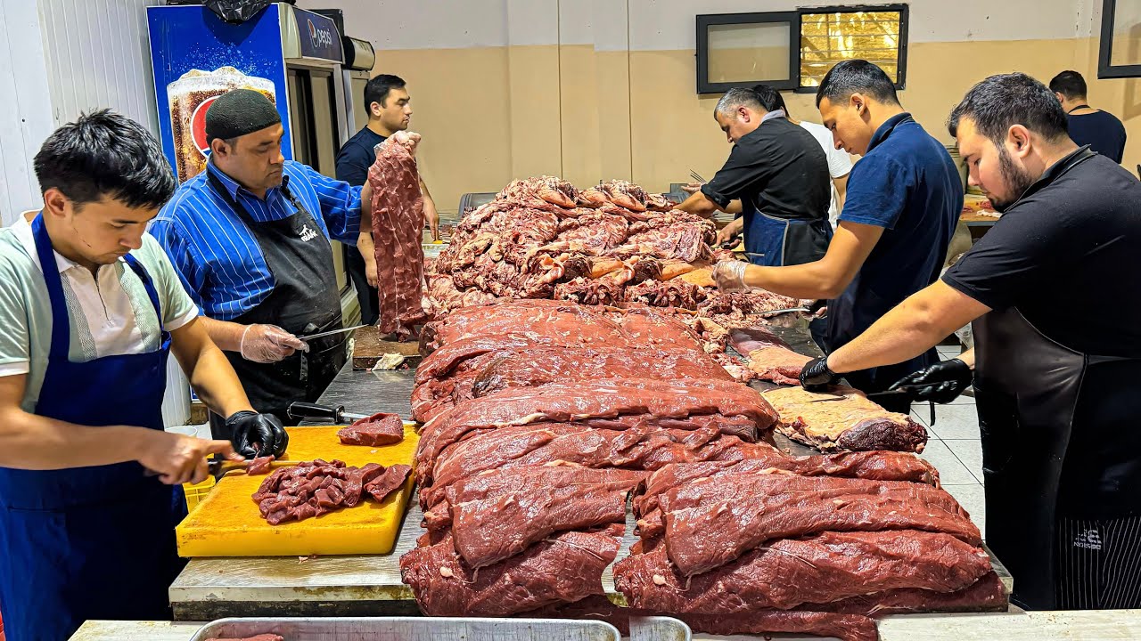 ШОКирующий ОБЪЕМ!! 4000 Шашлыков от 1,5 ТОНН или 1500 кг Мяса. ЕДА, КОТОРАЯ ПОНРАВИЛАСЬ Многим Людям