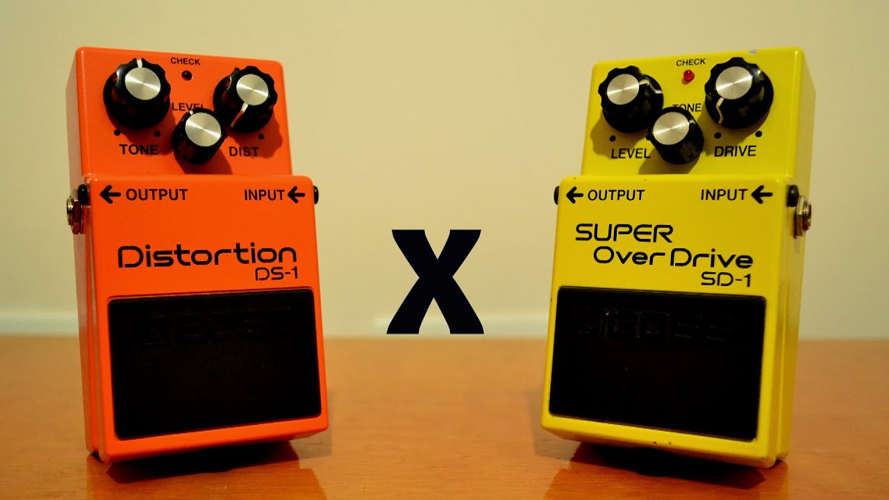 Boss Distortion DS-1  x  Boss Super Overdrive SD-1