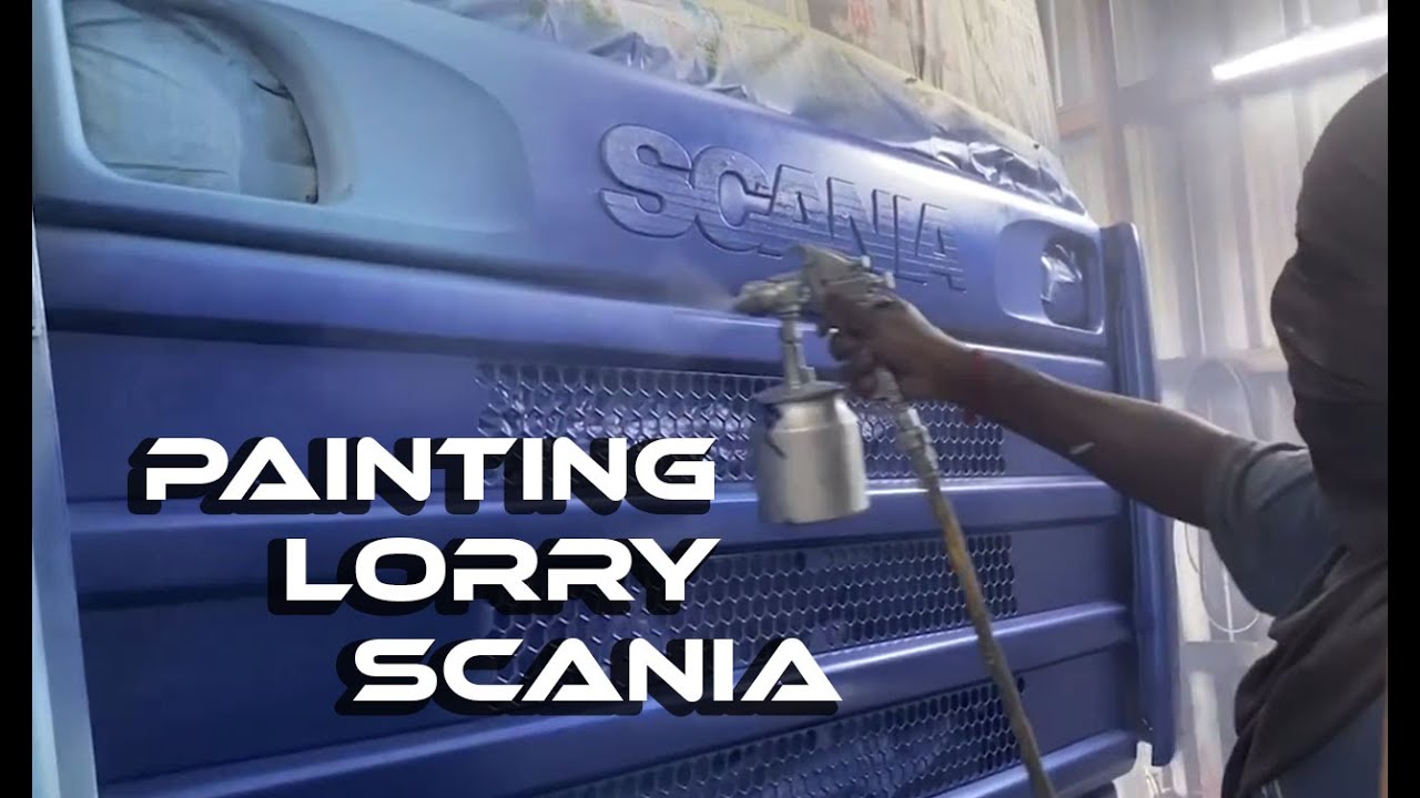 FULL VIDEO : PAINTING LORRY SCANIA