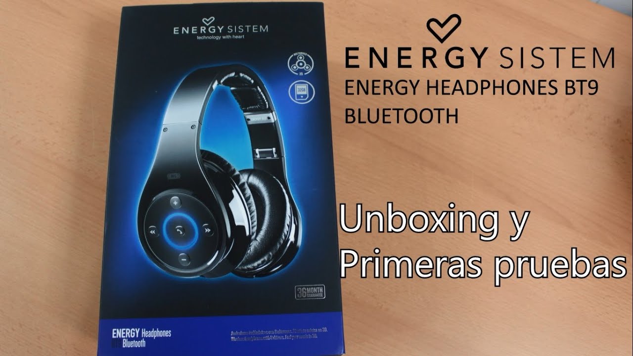 Auriculares Energy Sistem BT9 Bluetooth | Unboxing y primeras pruebas