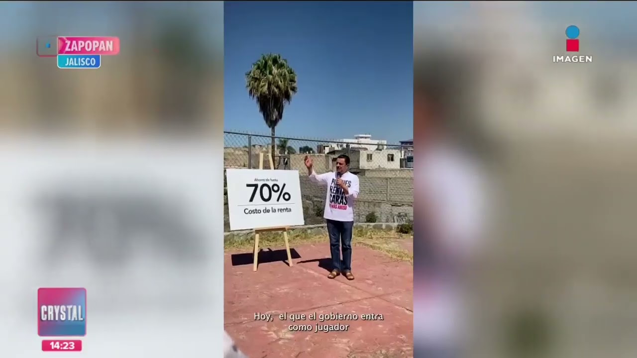 Diputado Chema Mart&iacute;nez propone disminuir costo de rentas en Zapopan | Noticias con Crystal Mendivil