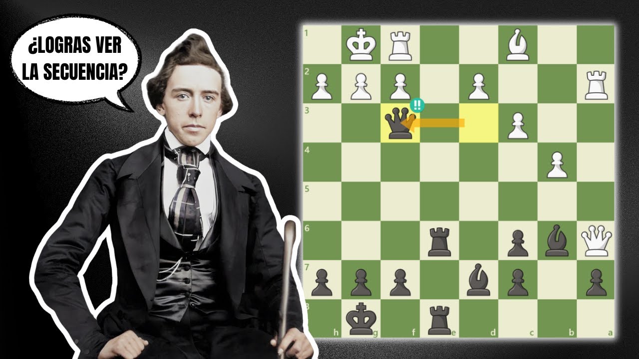 ¿EL MAYOR GENIO DE LA HISTORIA? 🤔: Paulsen vs Morphy (Nueva York, 1857)