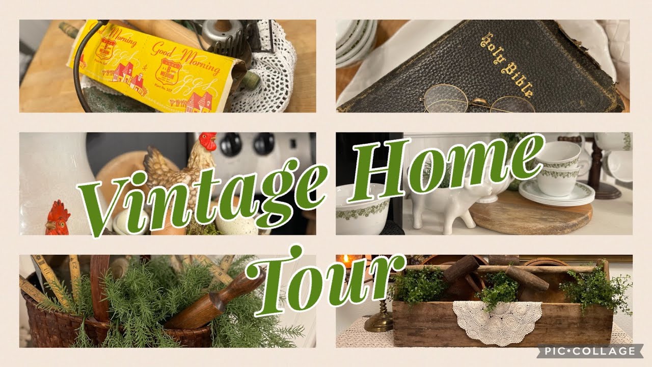 Vintage Home Tour #thrifting #vintage #antique
