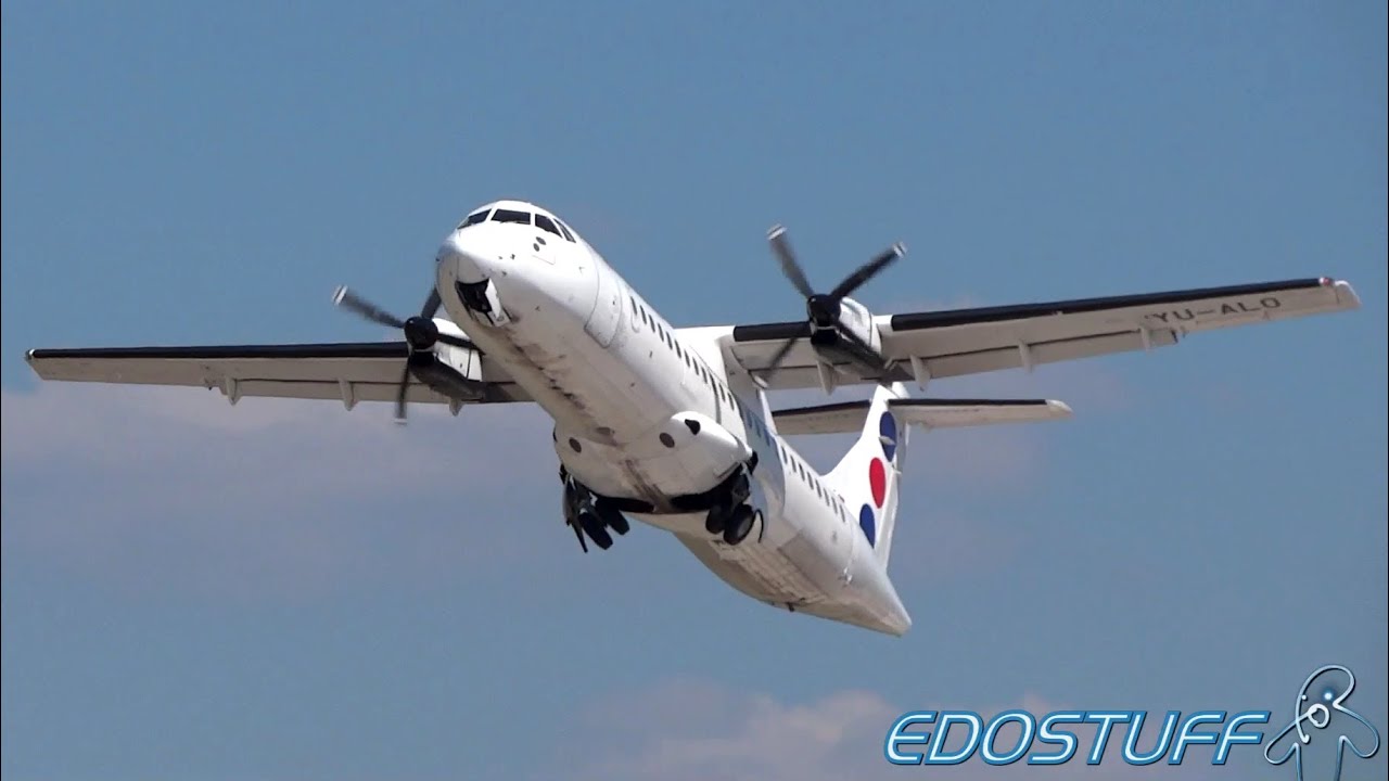JAT Airways - ATR-72-202 YU-ALO - Takeoff from SPU/LDSP Split airport