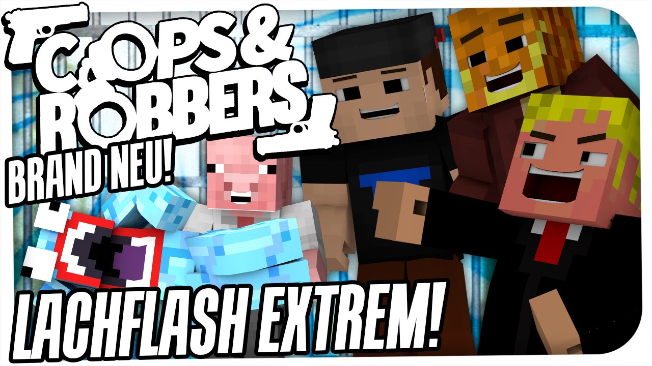 NEW COPS AND ROBBERS - LACHFLASH DES TODES! MIT PALUTEN, BTTV & PETERLE