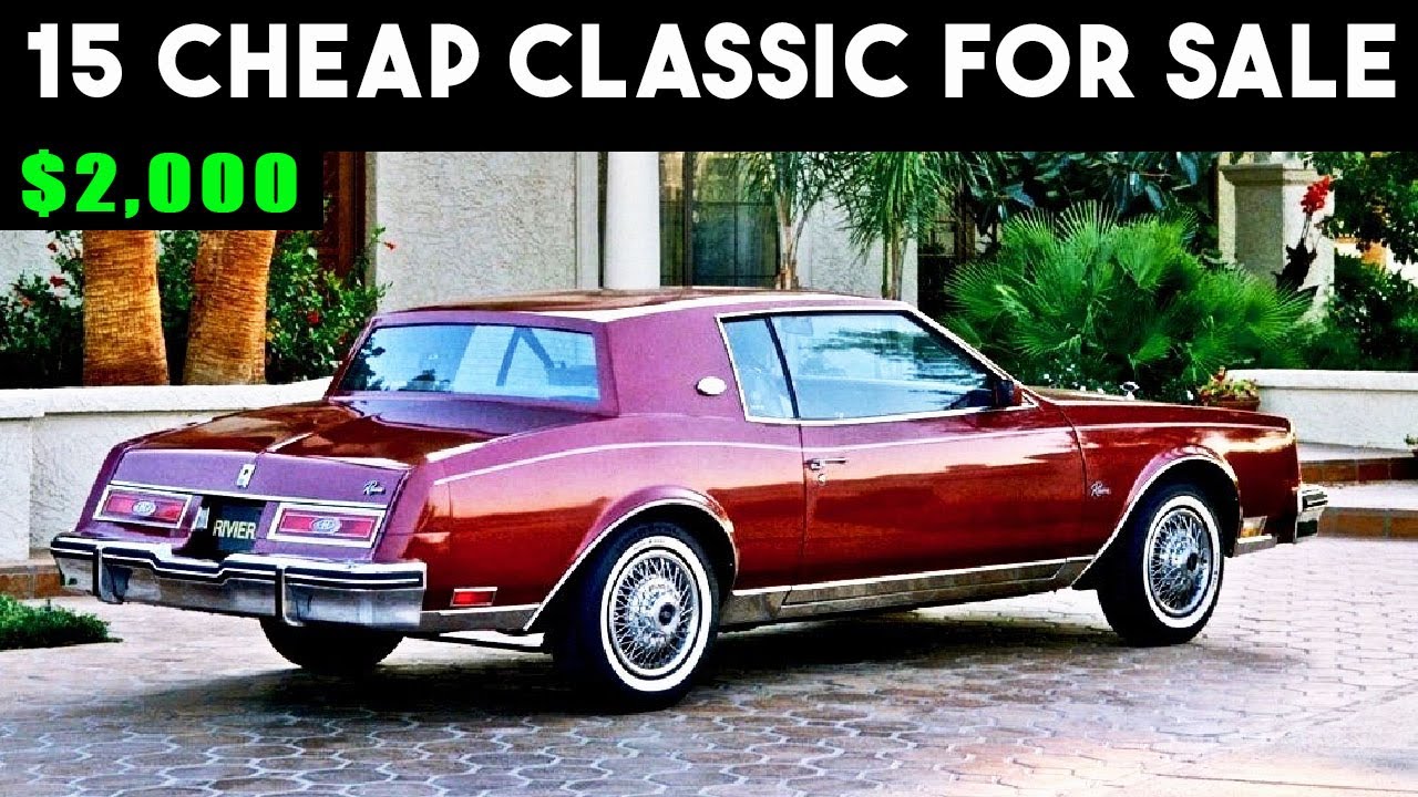 15 Classic Cars Up for Sale cheaply by Owners !!