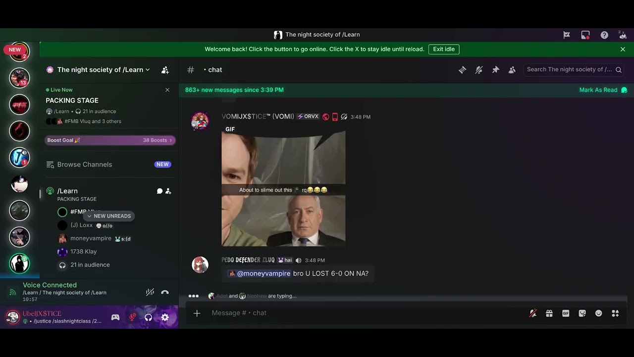 Learn discord packing event (discord packing)