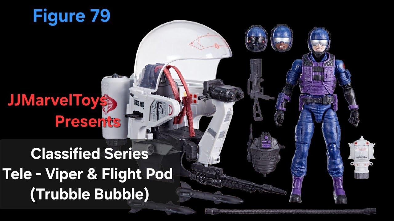 FF Version | GIJoe Classified Series | Tele Viper and Flight Pod | Unboxing and Review | 
