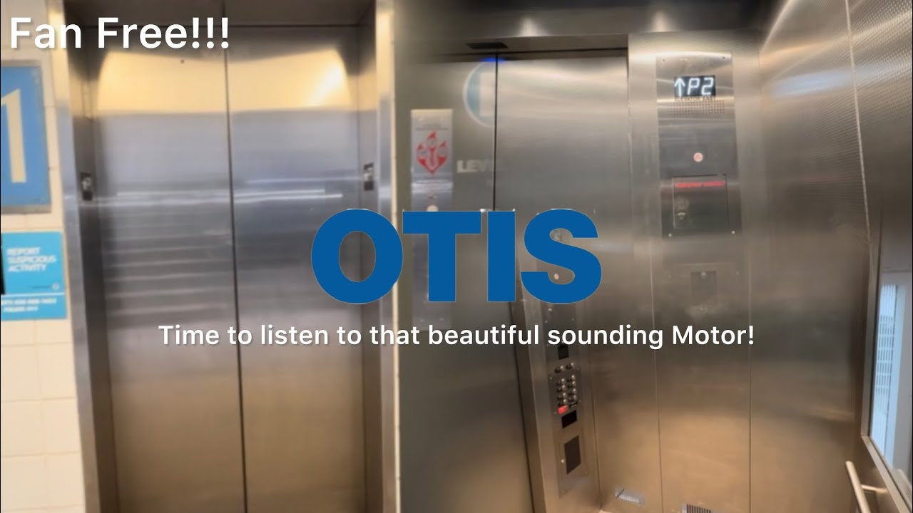 FAN FREE!! EPIC MOTOR!!! Otis hydraulic Elevator | Blue Parking Garage | OBC | Oak Brook IL