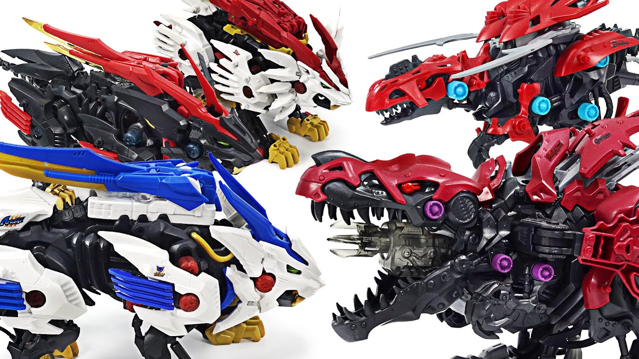 Zoids Wild mechanical beast Wild Liger VS mechanical dinosaur Death Rex! | DuDuPopTOY