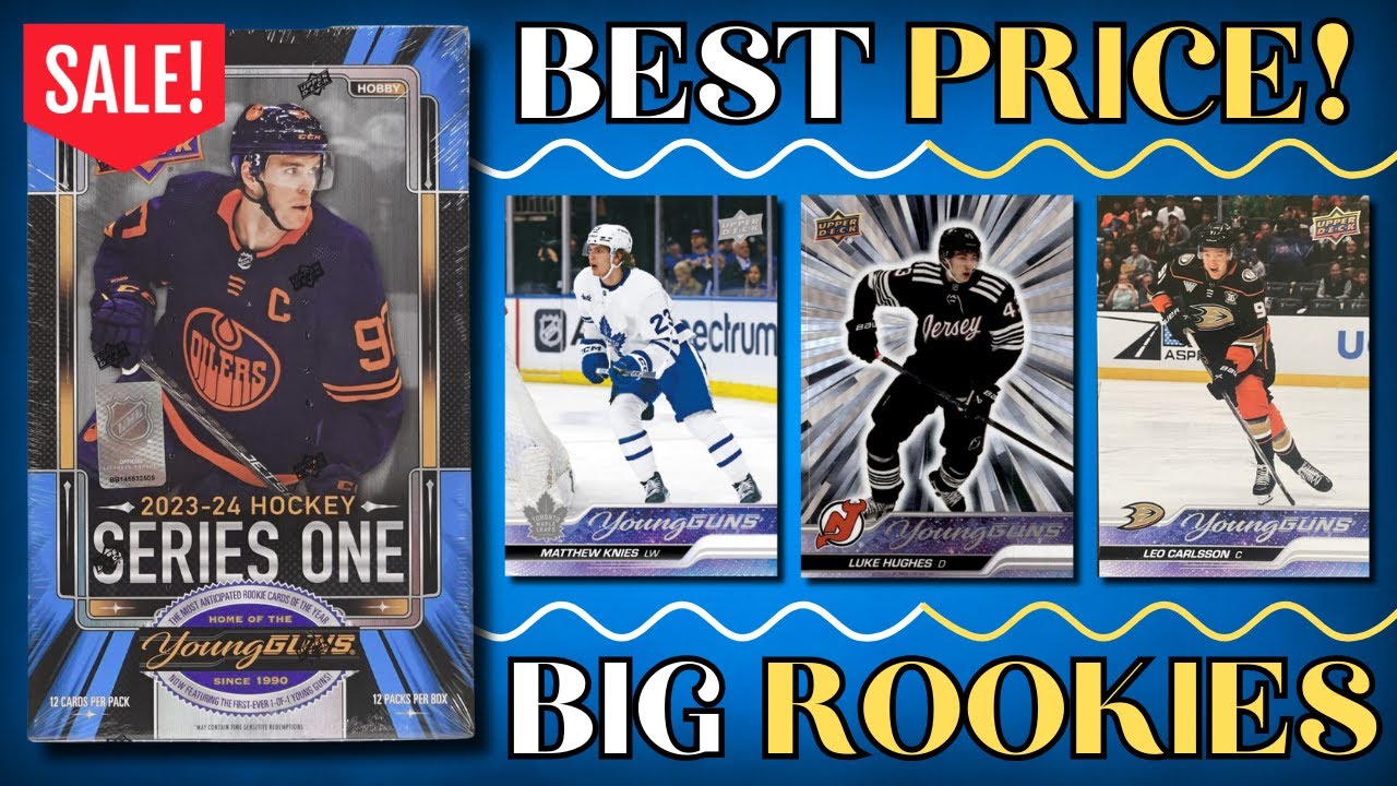 This Hockey Hobby Box has TONS of Valuable Young Guns Rookies! (2023-24 Upper Deck Series One)